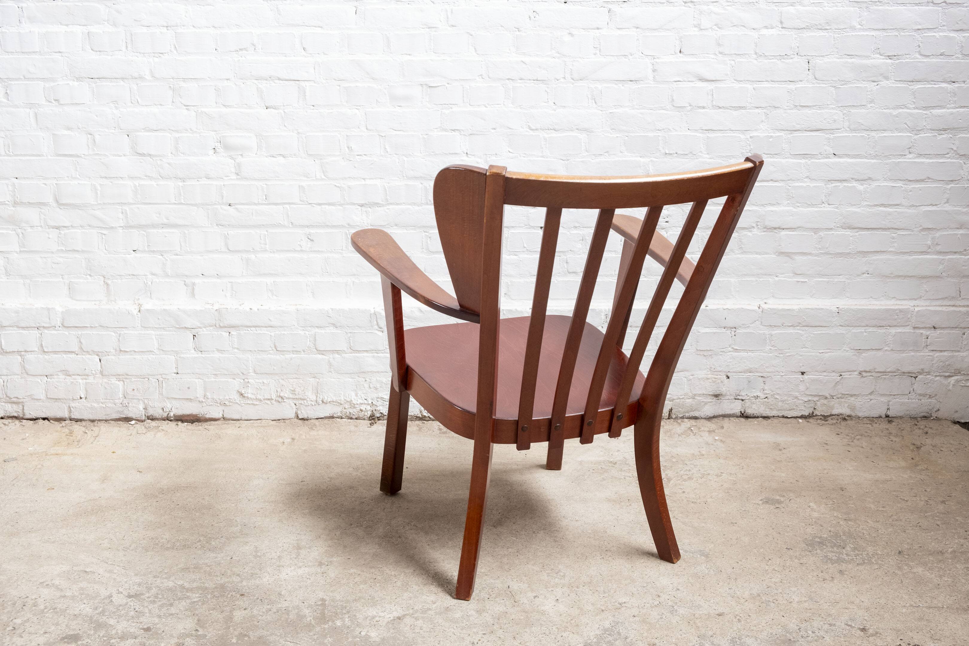 Fauteuil Canada par Christian E. Hansen, par Fritz Hansen, 1944 Danemark