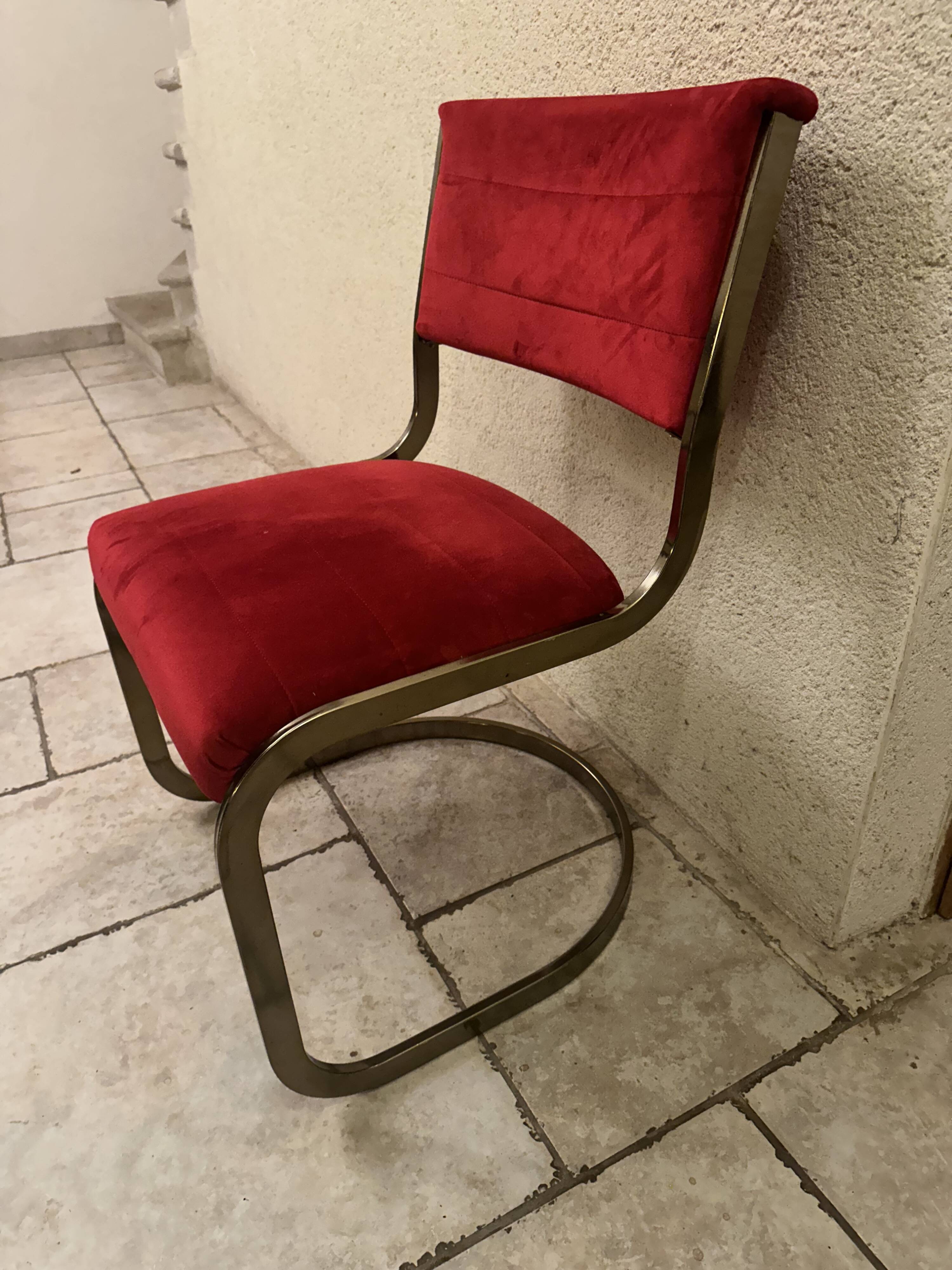 Milo Baughman (1923-2003), in the style of. Set of 6 chairs