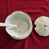 Barbotine Earthenware Shell Soup Tureen by Elpa Portugal, 1960s
