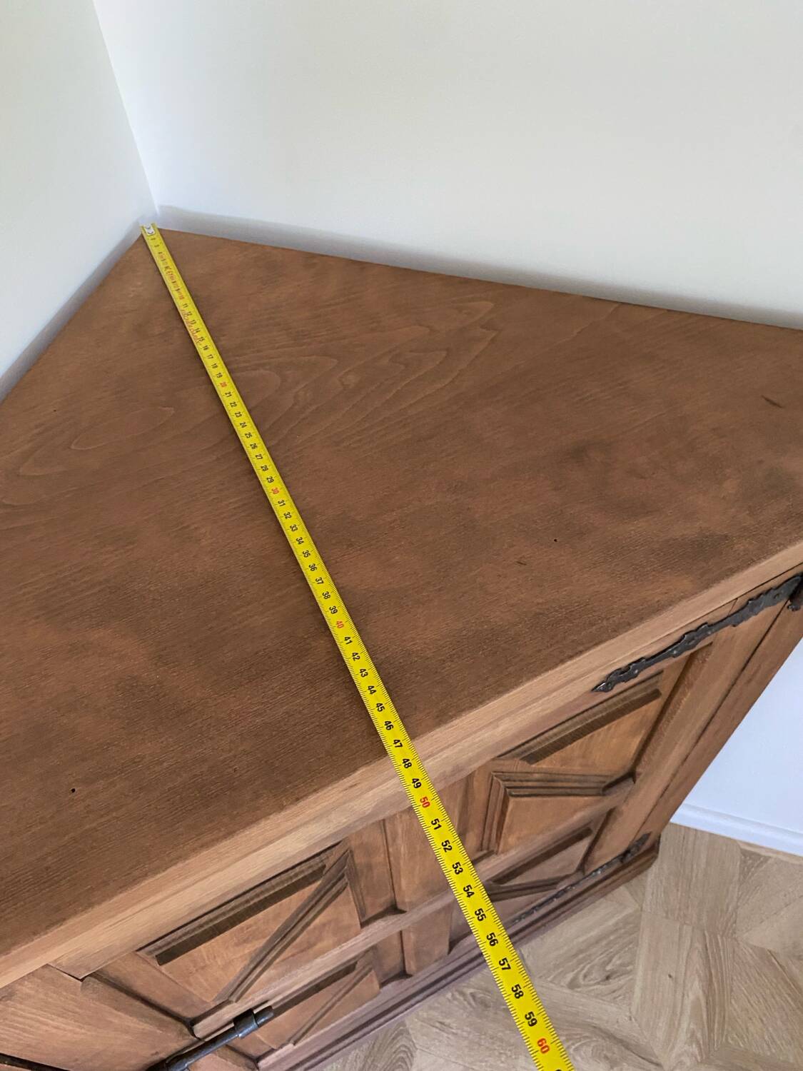 Wooden corner cabinet