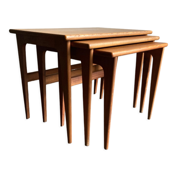 Tables gigogne de Kai Kristiansen édité par VM Denmark 1950