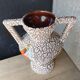 Ceramic amphora vase Vallauris fat lava 1960s