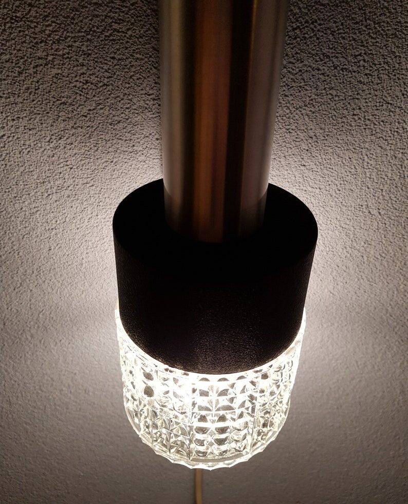 Table lamp tripod vintage Danish design, 1960