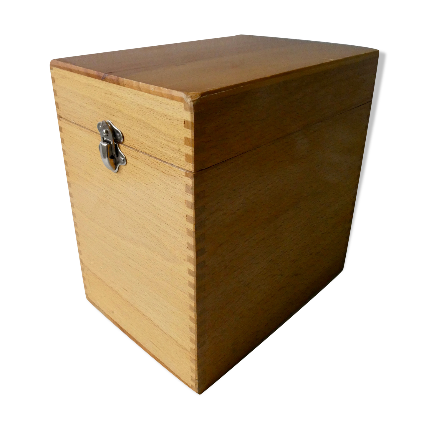 Light wooden box, 60s