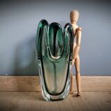 Green Murano vase
