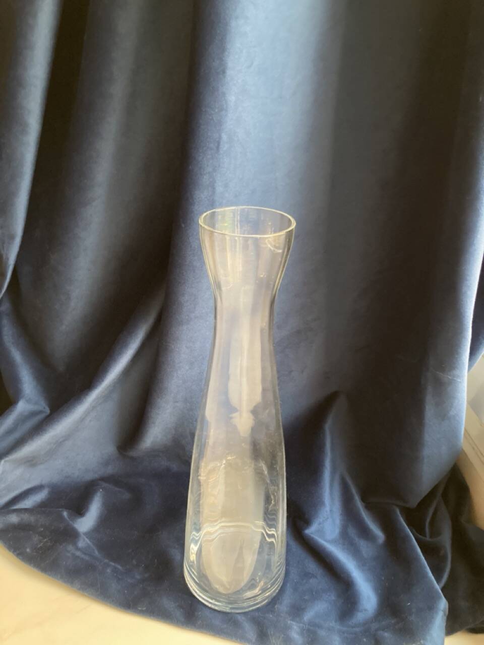 Carafes or vases (pair) hand blown glass