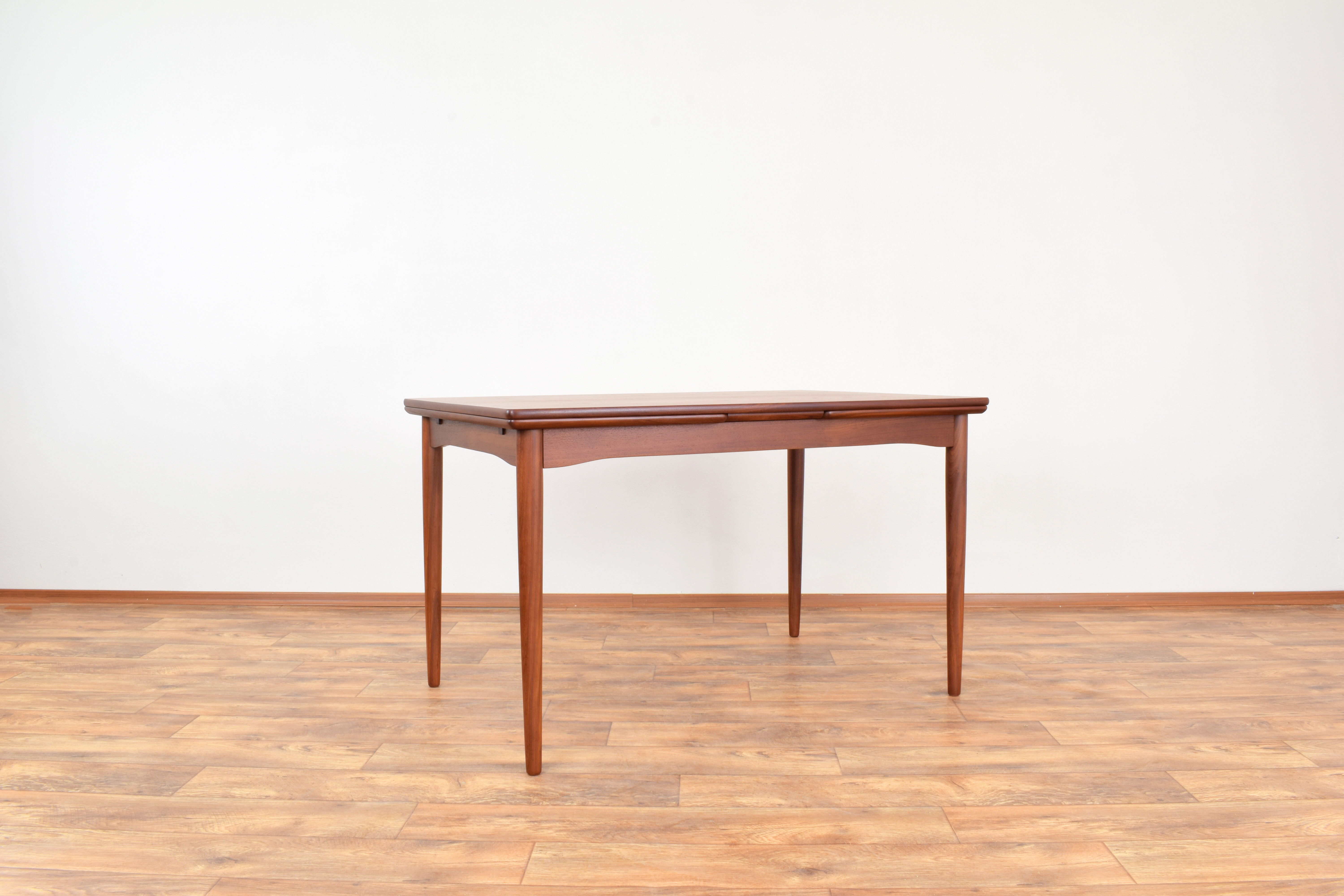 Mid-Century Danish Teak Extendable Dining Table, 1960s.