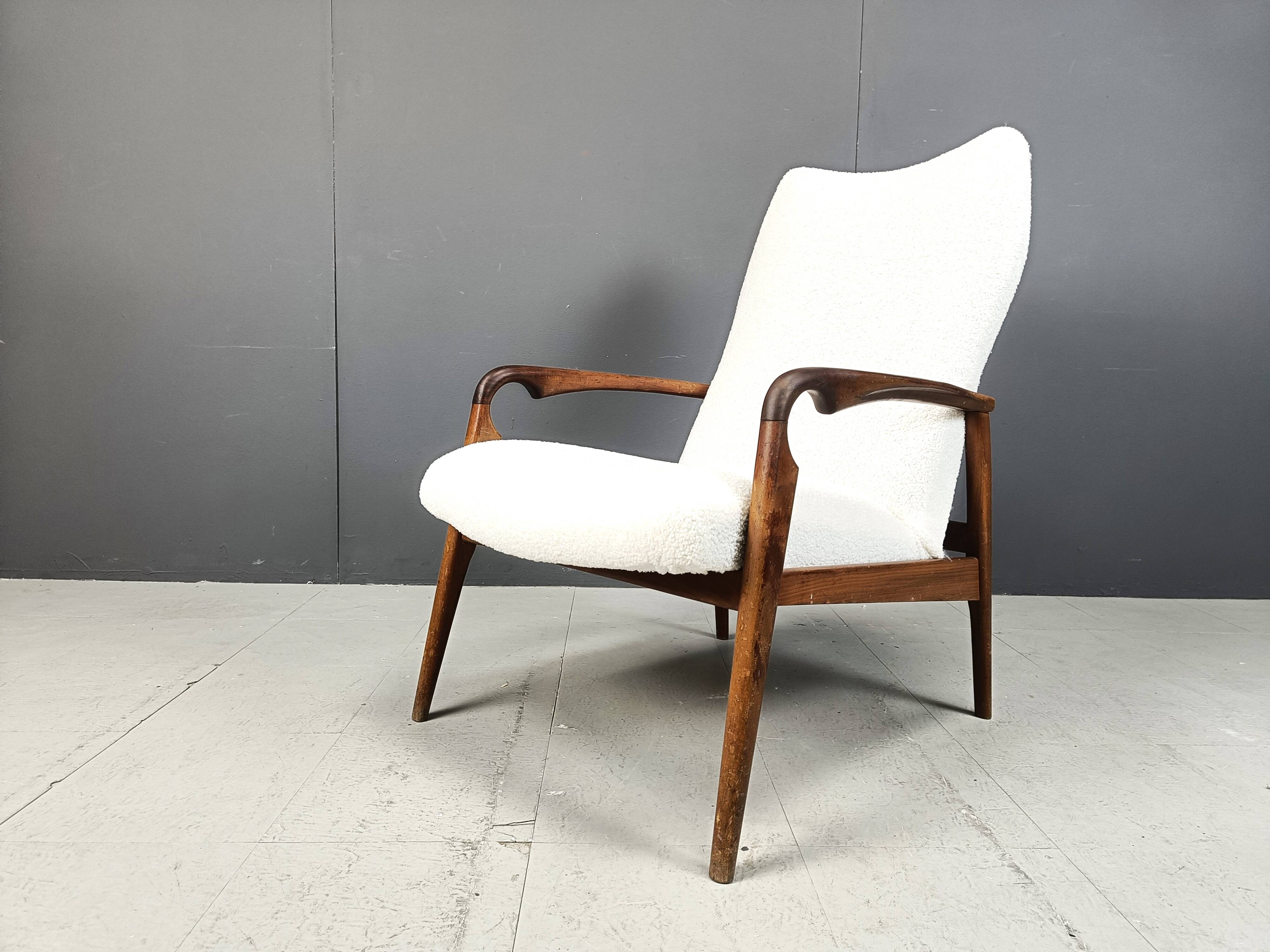 Fauteuil scandinave du milieu du siècle, années 1960