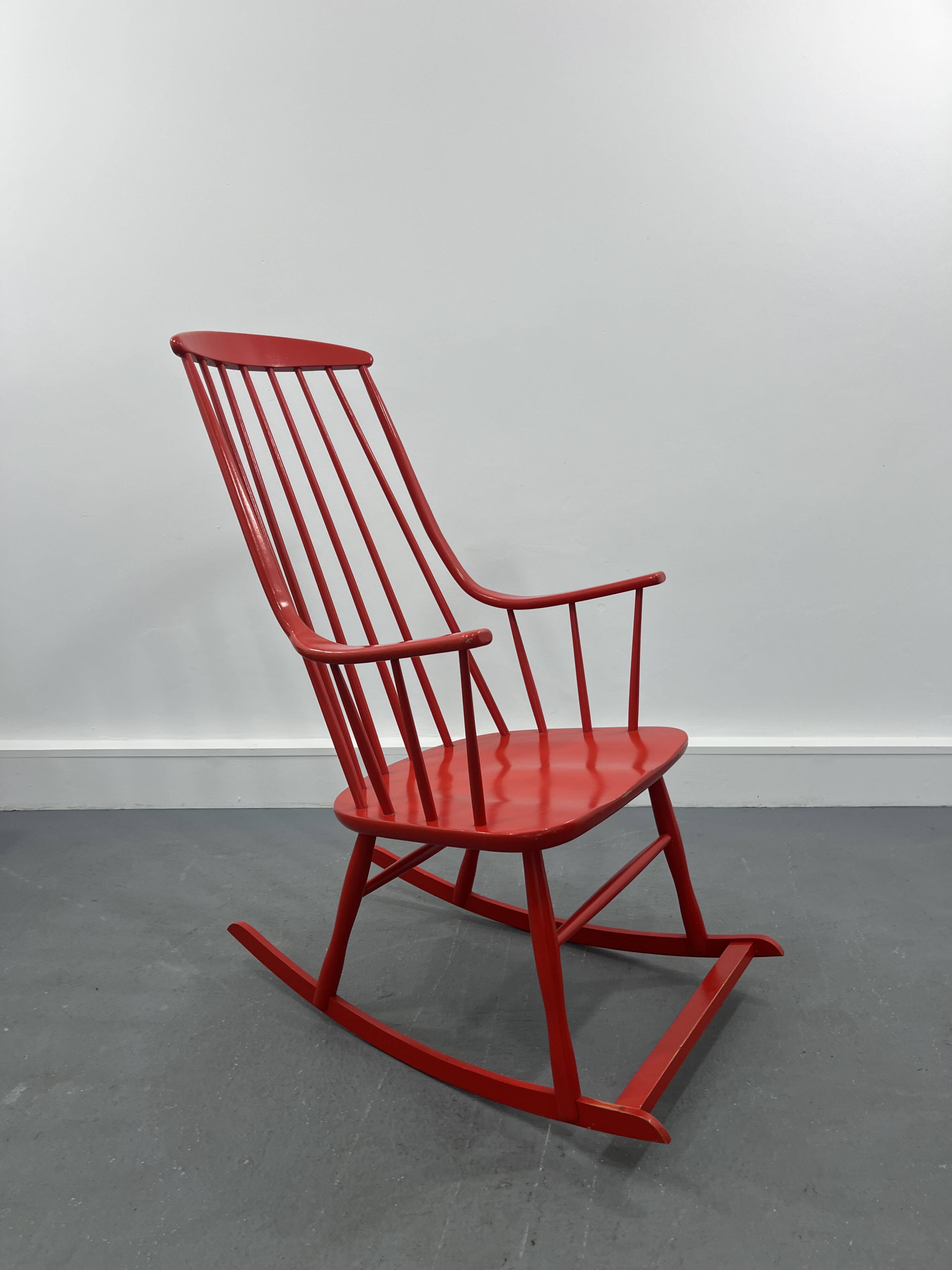 Scandinavian Rocking CHair , 1970 S