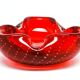 Sommerso Murano glass bowl by G. Ferro, Italy, 1950s