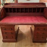 Holland & Sons stamped cylinder desk