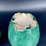 Pair of ancient turquoise glazed stoneware vases, China, late 19th century.