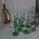 Carafe et 12 verres Service vin d'Alsace