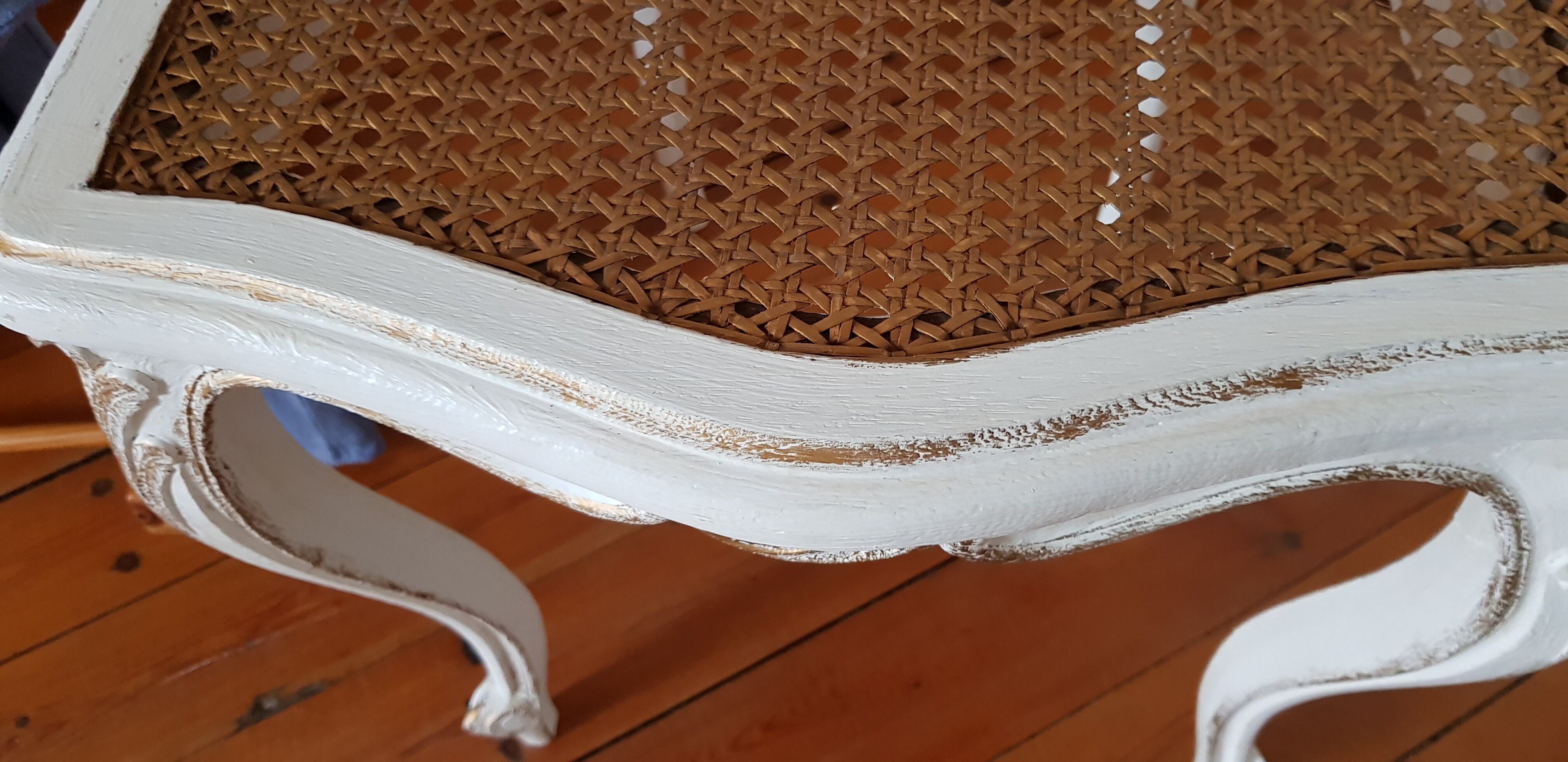 Louis XV style canne chair