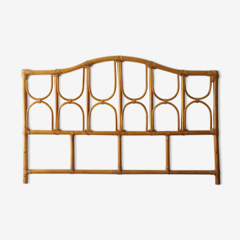 Rattan headboard 2 places