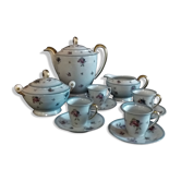 Porcelain coffee service of Limoges France era Art Deco