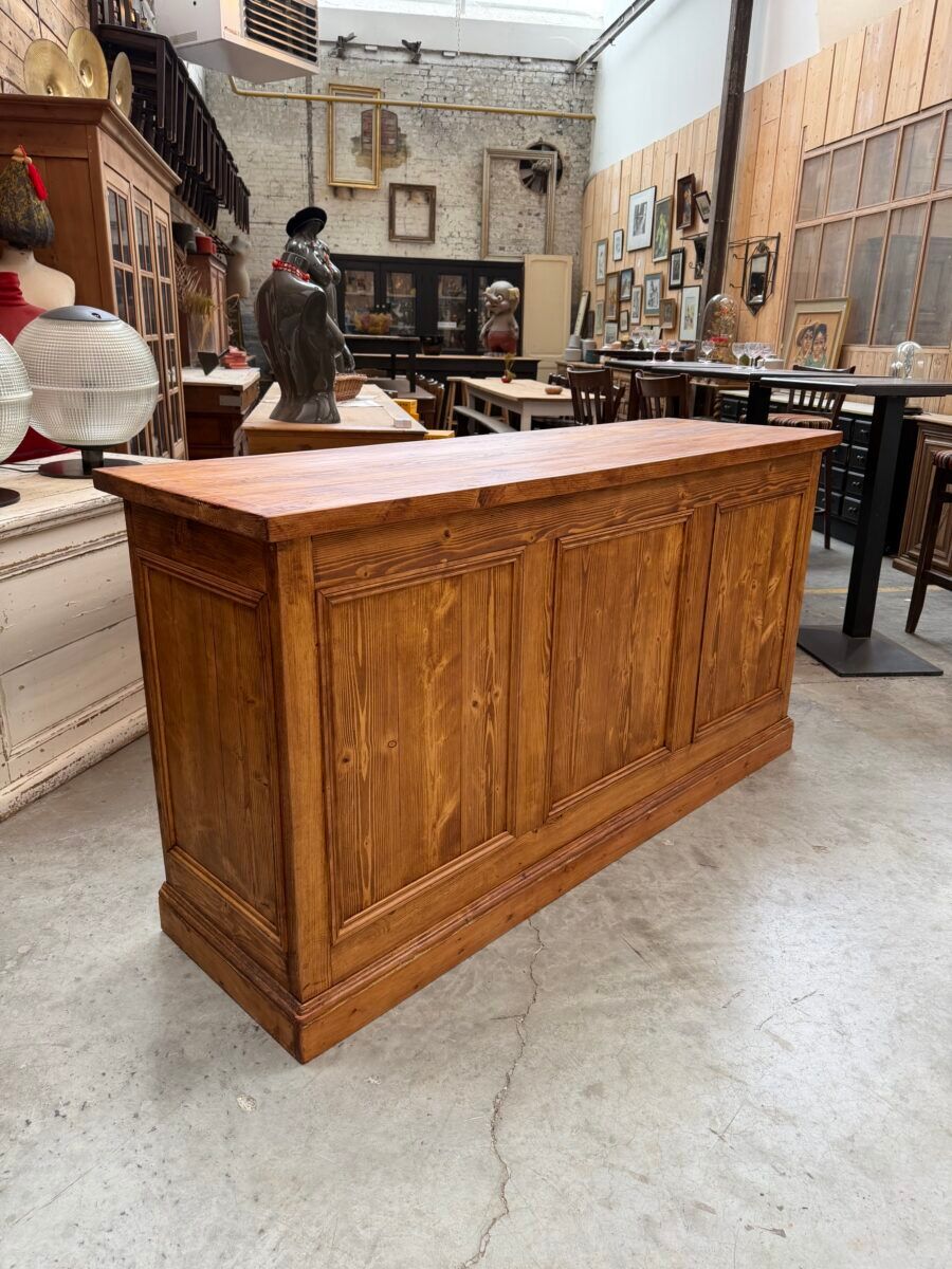 Comptoir en sapin années 60