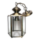Lantern pendant light with beveled glasses