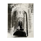 Photograph black and white silver print circa 1970 medieval bridge