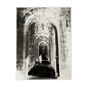 Photographie tirage argentique noir et blanc circa 1970 pont médiéval