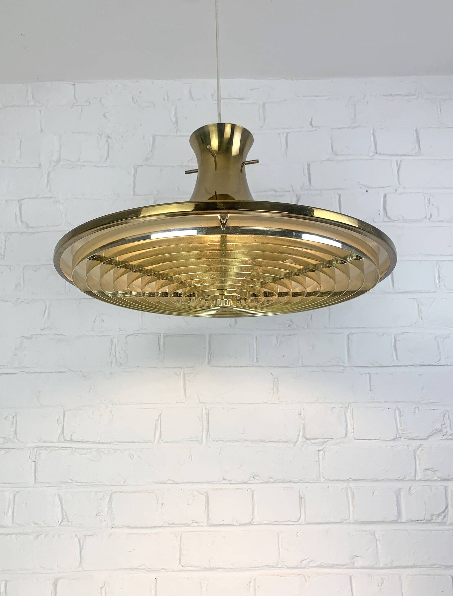 Vintage Scandinavian pendant light, Rex Lennart for Ikea, Sweden 1971