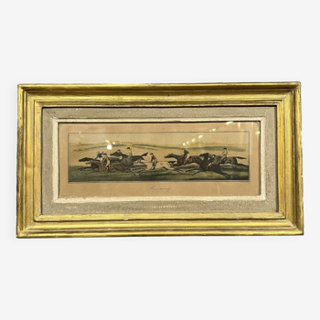 English lithograph equestrian arts circa 1900