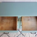 Aquamarine low buffet