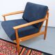 Vintage retro armchair from the 60s-70s in teak, Mid-Century style.