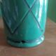 Candle holder in glazed ceramic 60s