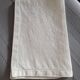 10 white damask cotton napkins