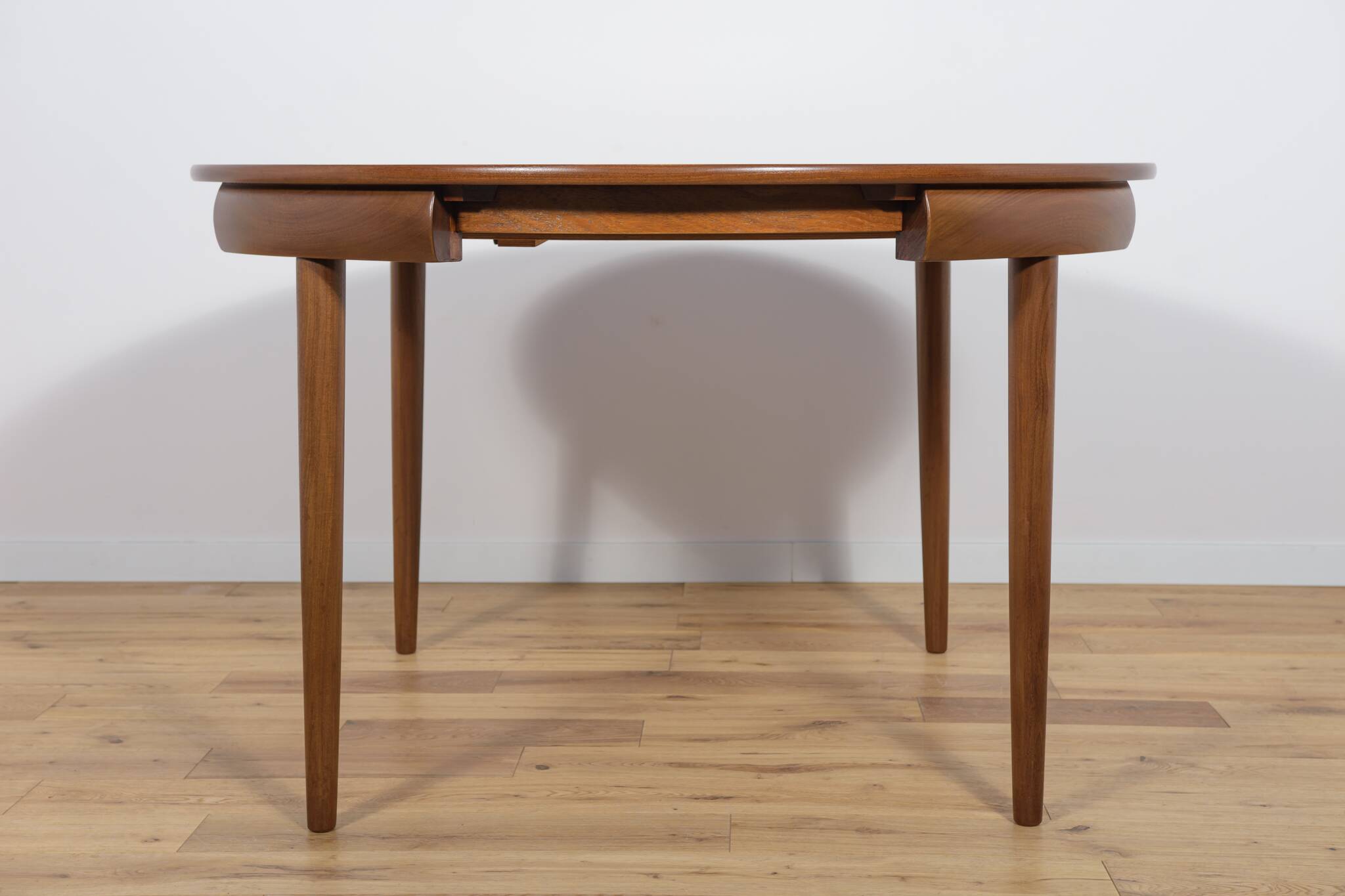 Mid-Century Teak Dining Table & Chairs by Hans Olsen for Frem Røjle, 1960s, Set of 5