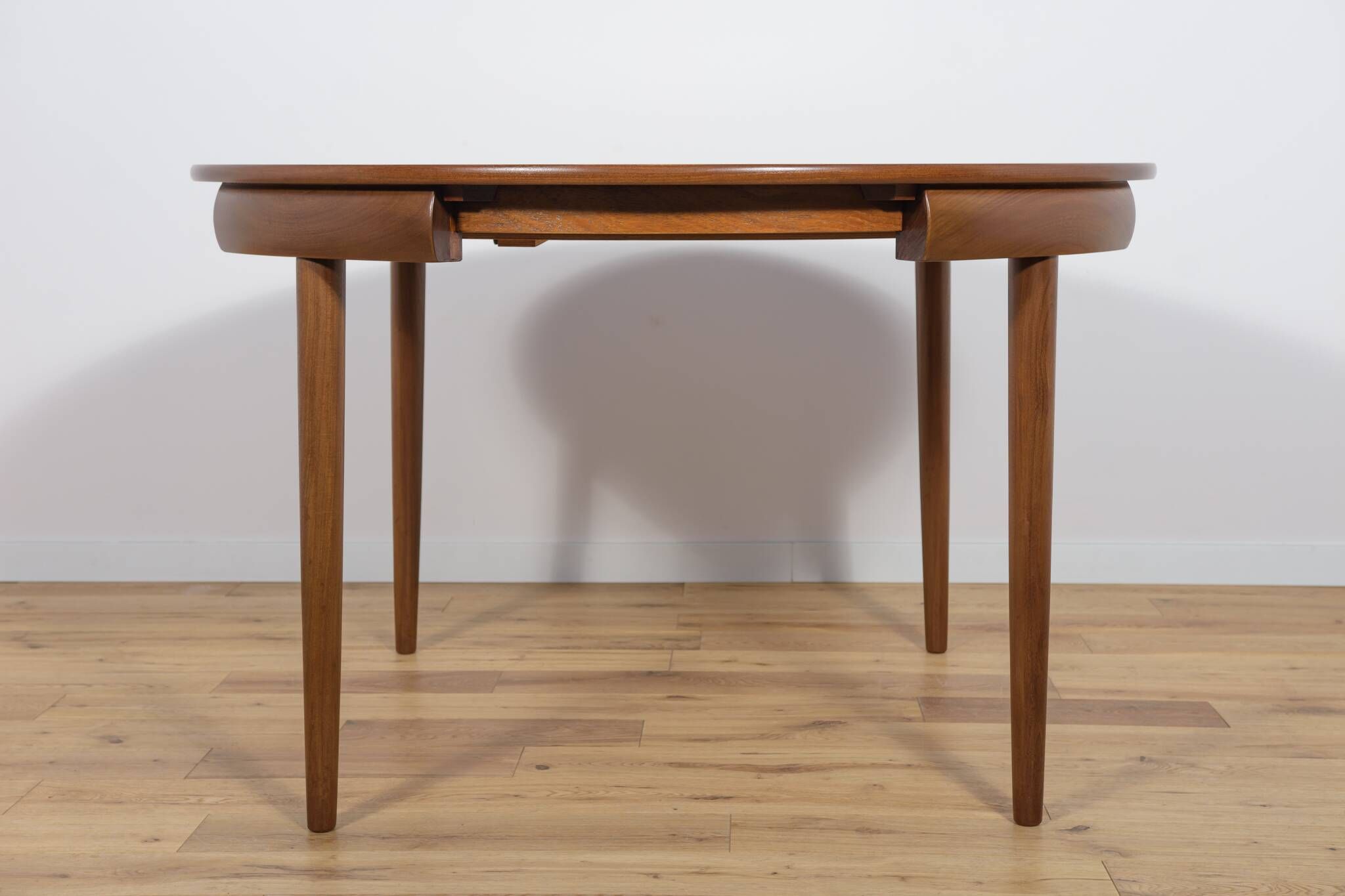 Mid-Century Teak Dining Table & Chairs by Hans Olsen for Frem Røjle, 1960s, Set of 5