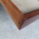 Vintage walnut table with 2 drawers