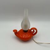 Vintage ceramic lamp, made in italy 1960