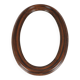 Grand miroir ancien ovale en bois