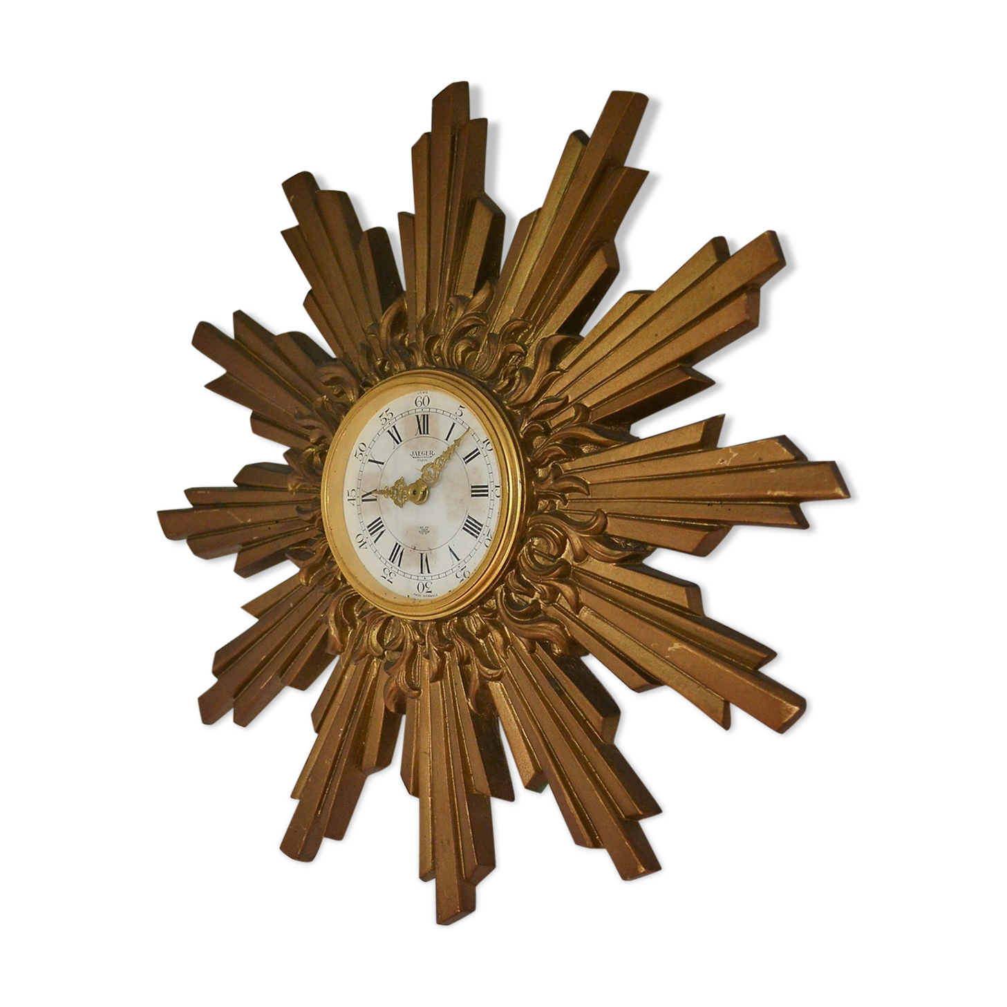 Jaeger Paris 1950's sun wall clock