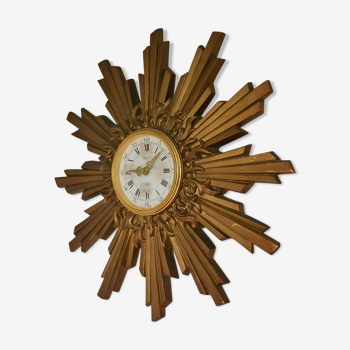 Jaeger Paris 1950's sun wall clock