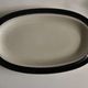 Product Pop Up Christmas 22 Ceramic dish West Germany 1970 edged black