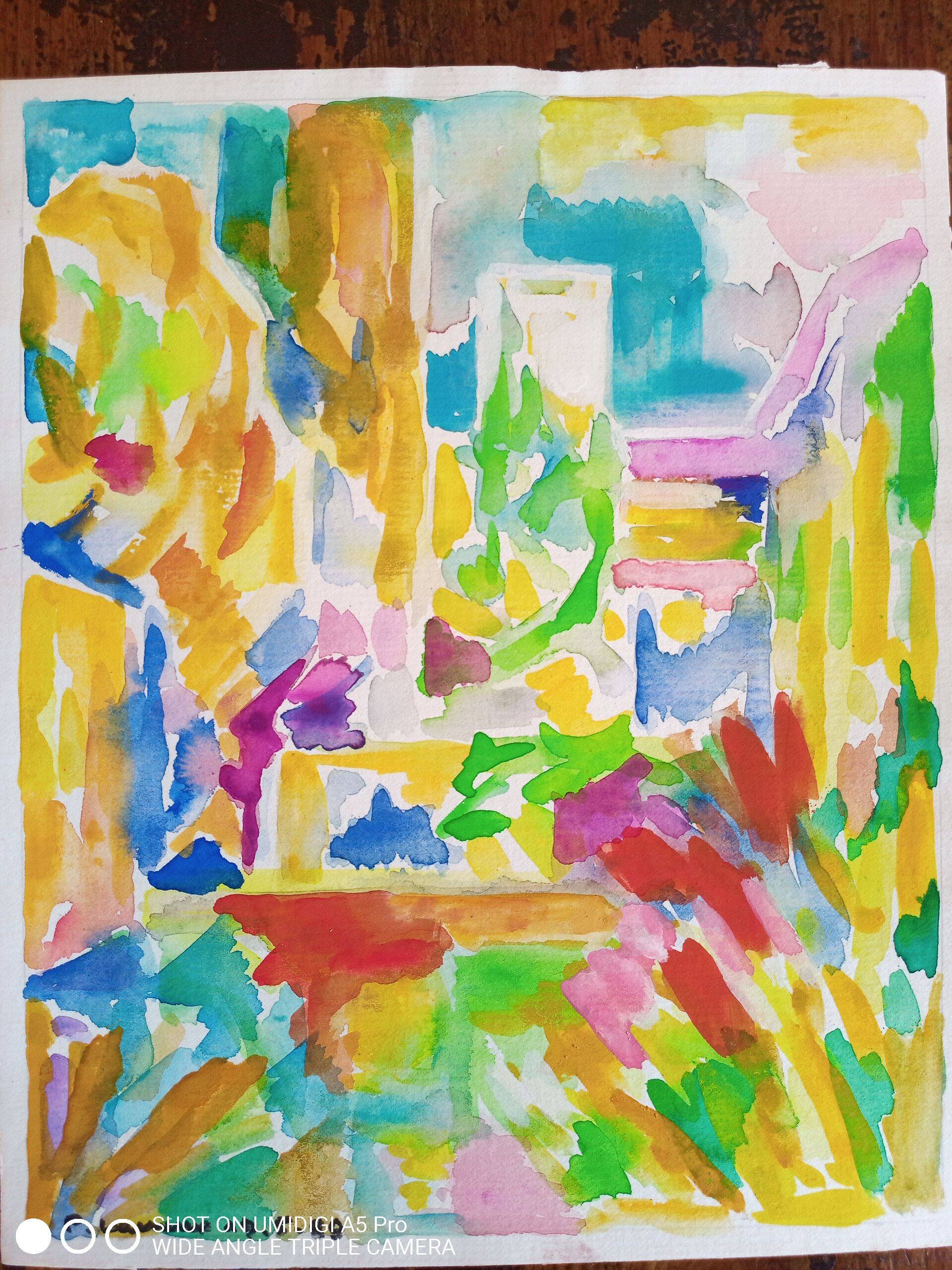 Pierre Lacroux (1909-1993) Gouache on paper 24 x 32 cm - from 1989 - (287)