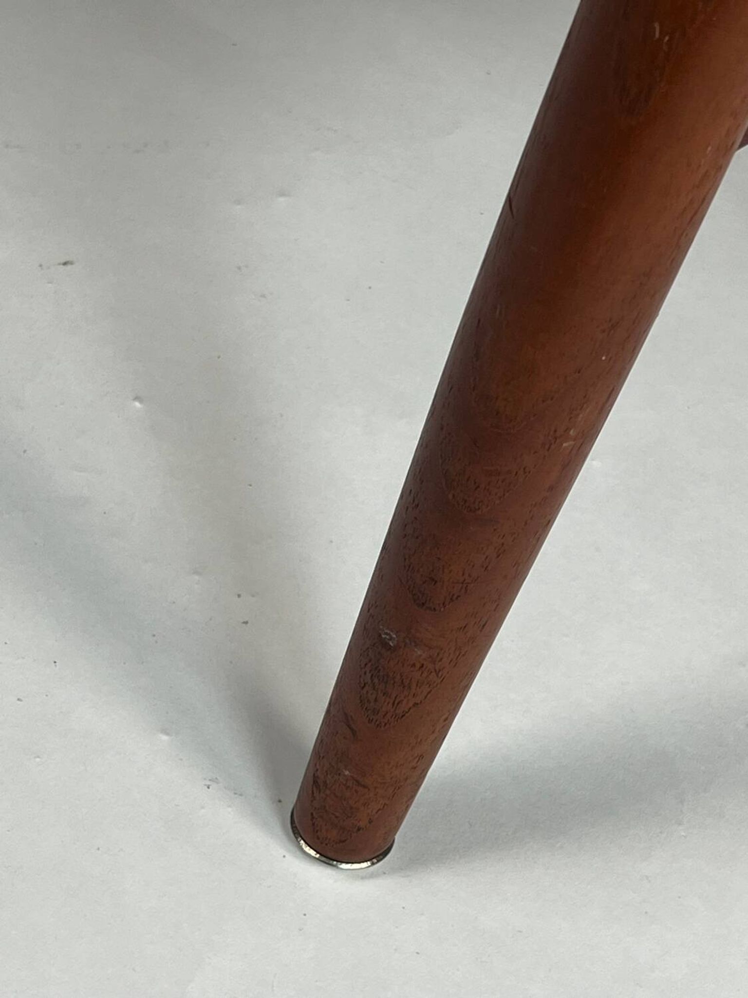 Mid-century teak armchair easy chair reupholstered 60s vintage