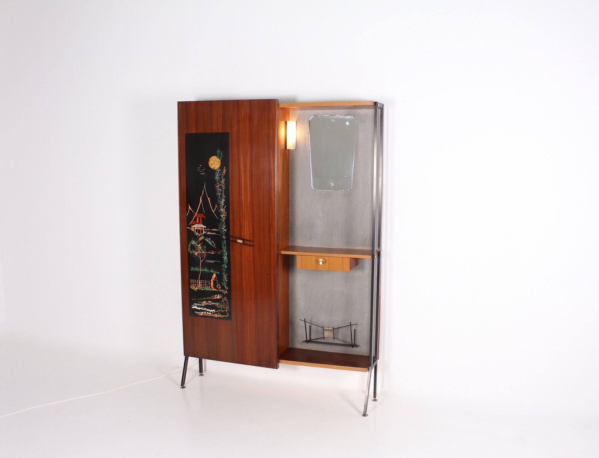 Combined furniture Japanese dressing room 1950
