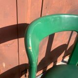 6 Bruno Rey Kush & co Green Stackable Chairs Circa 1970