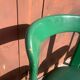 6 Bruno Rey Kush & co Green Stackable Chairs Circa 1970