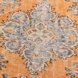 7x10 Vintage Geometric Style Traditional Orientel Carpet, 200x298 Cm