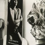 Draw Italy 90s - Female nude in a butcher shop