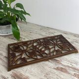 Rectangular cast iron trivet
