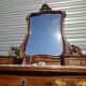 Commode en noyer Louis XV avec miroir