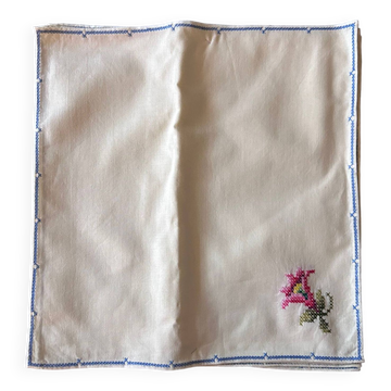 6 serviettes brodées