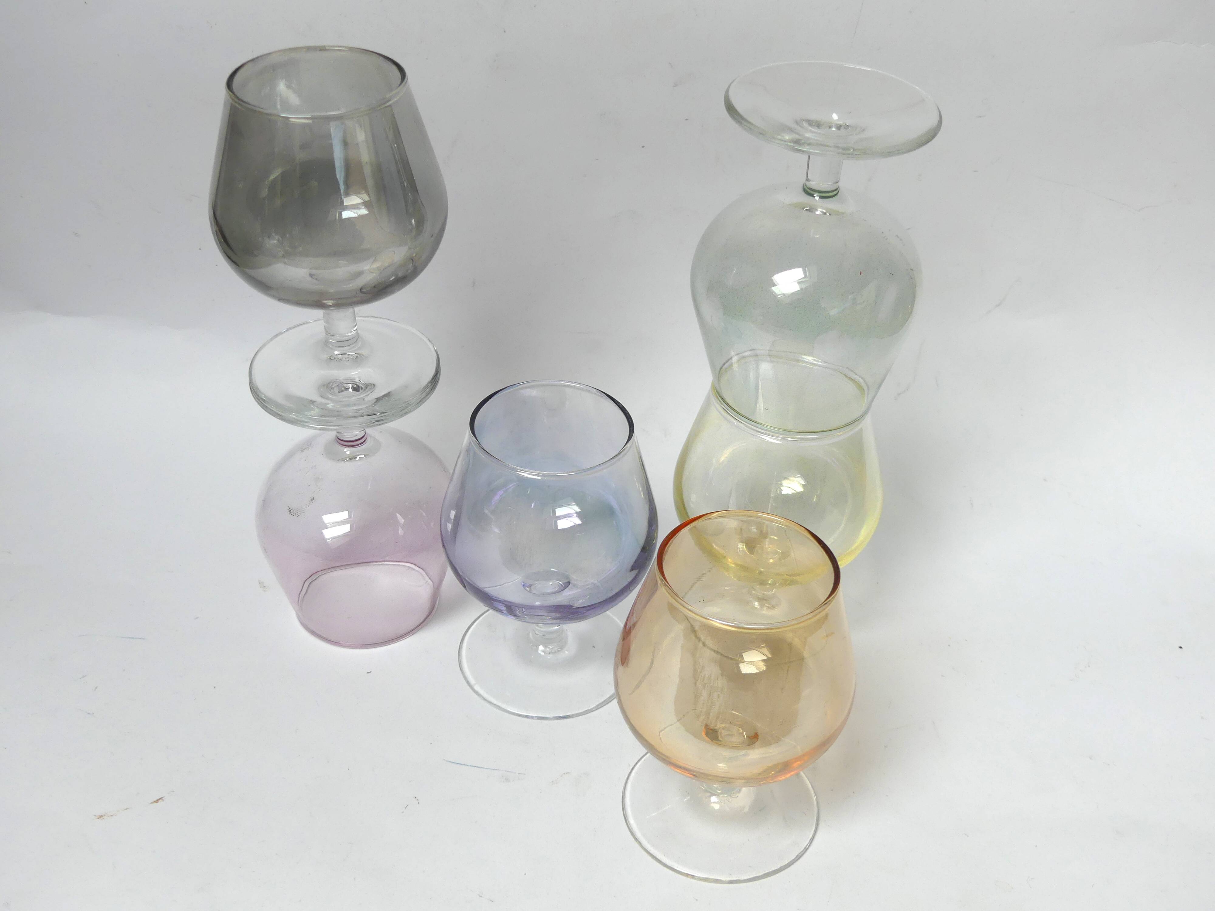6 Luminarc cognac glasses
