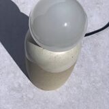 Ceramic stoneware lamp light fixture